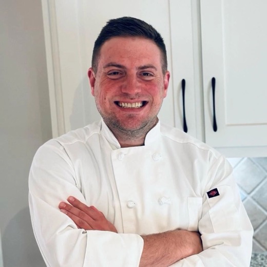 Ben Reardon in chef whites